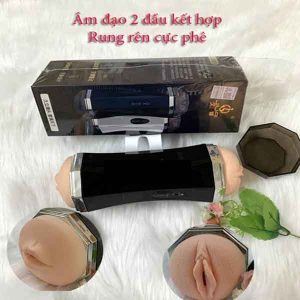Alternative view of Âm Đạo Giả 2 Đầu JUIAI Có Rung và Âm Thanh