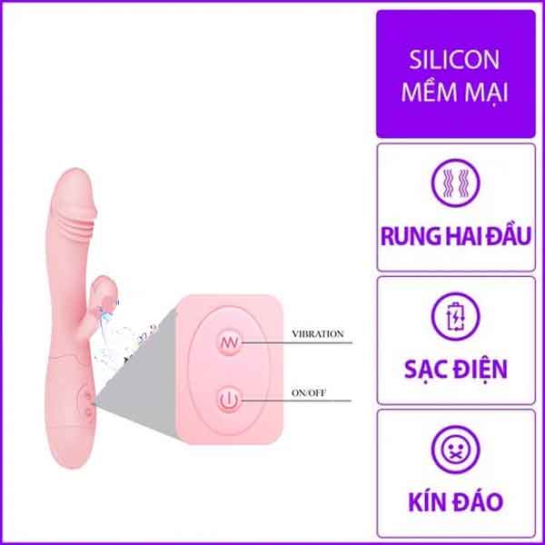 Dương Vật giả Pretty Love Snappy Sạc điện USB Xịn