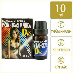 D10 Kích - Hổ Trợ Sinh Lý - Mạnh Cho Nữ Giới  (10ml)