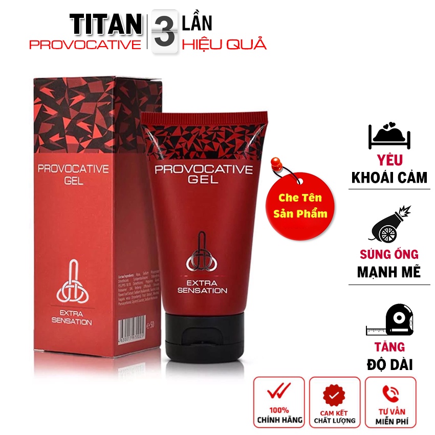 Gel Titan Hộp Đỏ Giúp Tăng Kích Thước Cậu Nhỏ - Xuất Xứ Nga (chai 50ml ) - Ảnh 2