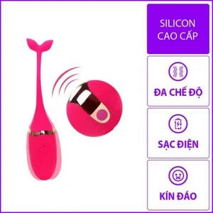 Trứng Rung Cá Heo Không Dây 12 Chế Độ