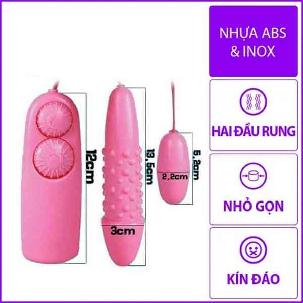 Trứng Rung Tình Yêu 2 Đầu Có Gai