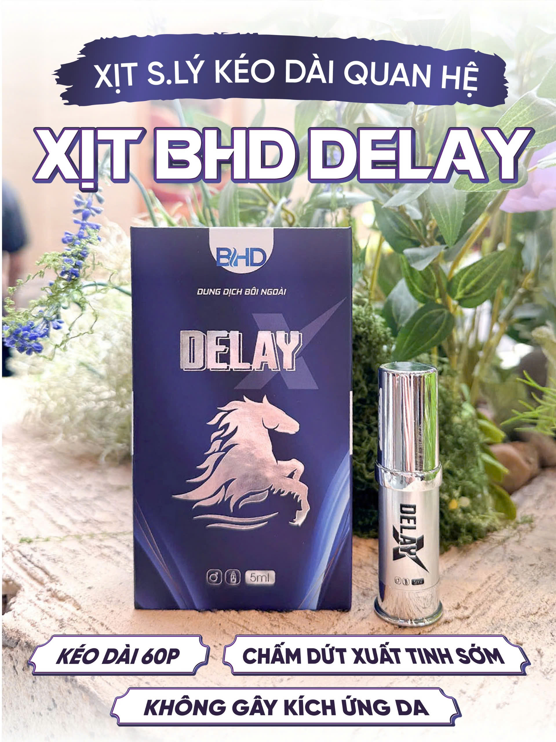 Chai Xịt Bổ Hoàn Dương Plus Supper , Chống Xuất Tinh Sớm - (Chai 5m)